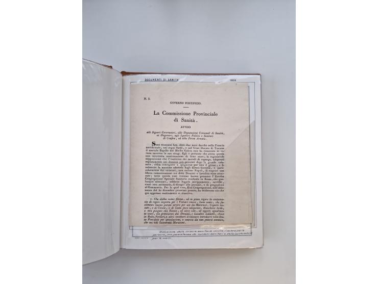 ITALIEN: 1625/1859, Ausstellungssammlung mit über 80 Briefen und Dokumenten, meist Kirchenstaat, jedoch auch etwas Modena und
