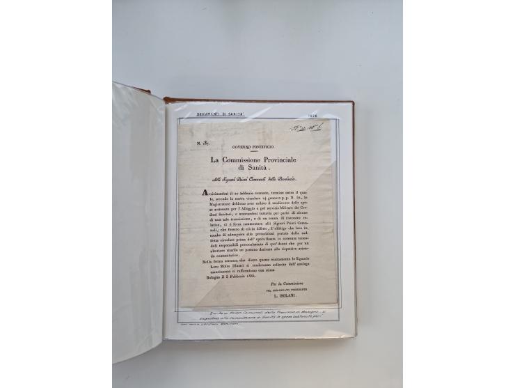 ITALIEN: 1625/1859, Ausstellungssammlung mit über 80 Briefen und Dokumenten, meist Kirchenstaat, jedoch auch etwas Modena und