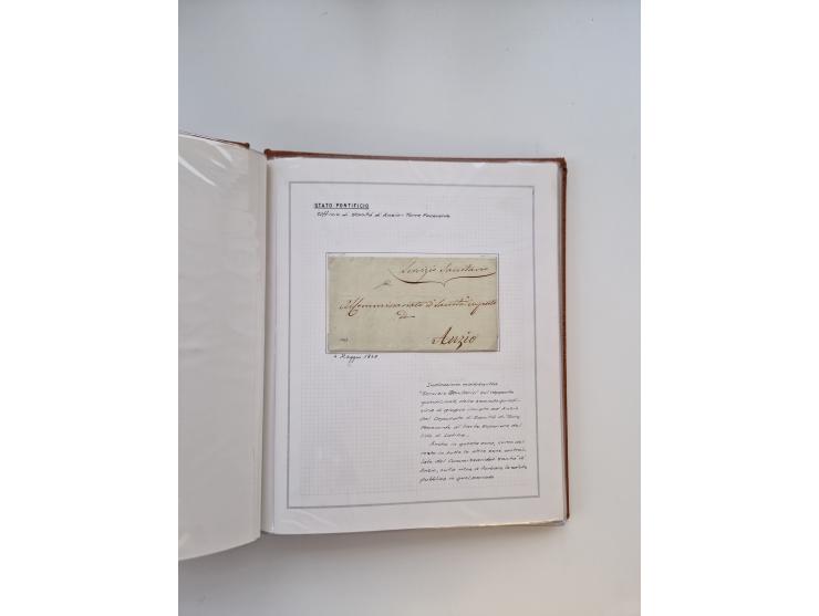 ITALIEN: 1625/1859, Ausstellungssammlung mit über 80 Briefen und Dokumenten, meist Kirchenstaat, jedoch auch etwas Modena und