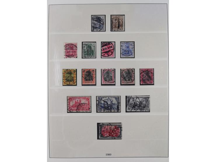 1872/1932, gestempelte Sammlung ab Mi.-Nr. 1 mit u.a. Mi.-Nr. 66, Infla mit geprüften Marken und Weimar mit u.a. Mi.-Nr. 344-