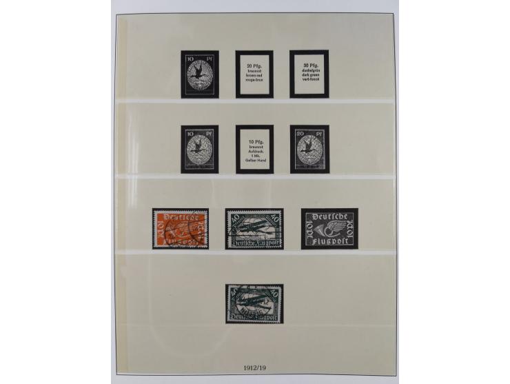 1872/1932, gestempelte Sammlung ab Mi.-Nr. 1 mit u.a. Mi.-Nr. 66, Infla mit geprüften Marken und Weimar mit u.a. Mi.-Nr. 344-