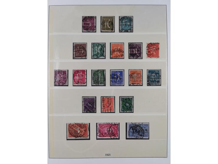 1872/1932, gestempelte Sammlung ab Mi.-Nr. 1 mit u.a. Mi.-Nr. 66, Infla mit geprüften Marken und Weimar mit u.a. Mi.-Nr. 344-