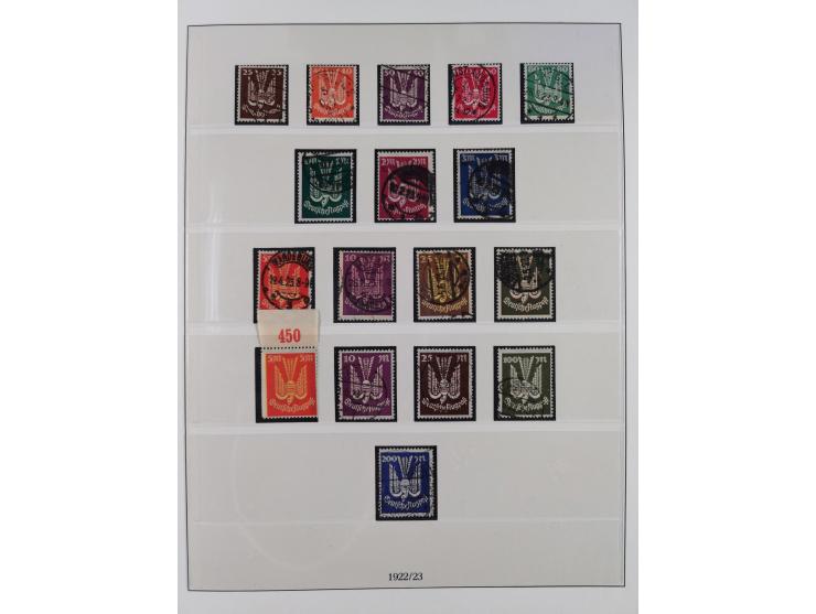 1872/1932, gestempelte Sammlung ab Mi.-Nr. 1 mit u.a. Mi.-Nr. 66, Infla mit geprüften Marken und Weimar mit u.a. Mi.-Nr. 344-