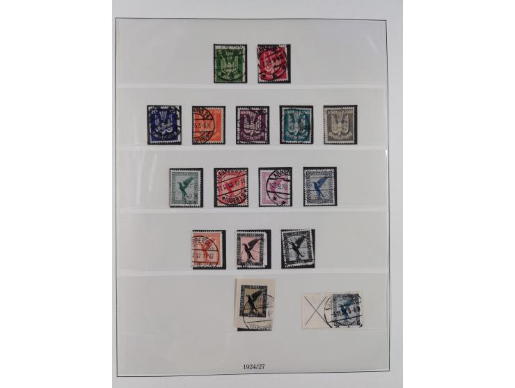 1872/1932, gestempelte Sammlung ab Mi.-Nr. 1 mit u.a. Mi.-Nr. 66, Infla mit geprüften Marken und Weimar mit u.a. Mi.-Nr. 344-