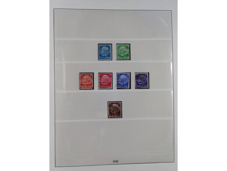 1872/1932, gestempelte Sammlung ab Mi.-Nr. 1 mit u.a. Mi.-Nr. 66, Infla mit geprüften Marken und Weimar mit u.a. Mi.-Nr. 344-
