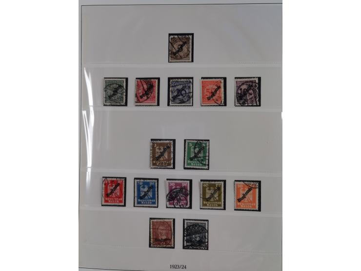 1872/1932, gestempelte Sammlung ab Mi.-Nr. 1 mit u.a. Mi.-Nr. 66, Infla mit geprüften Marken und Weimar mit u.a. Mi.-Nr. 344-