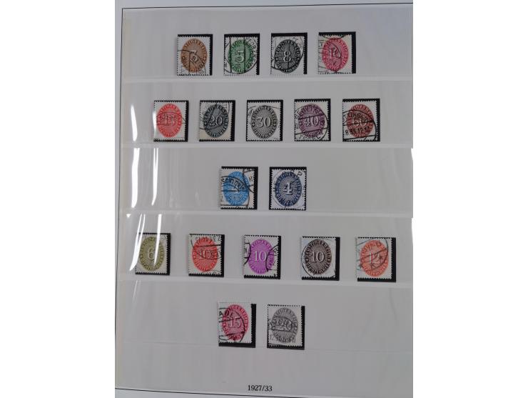 1872/1932, gestempelte Sammlung ab Mi.-Nr. 1 mit u.a. Mi.-Nr. 66, Infla mit geprüften Marken und Weimar mit u.a. Mi.-Nr. 344-