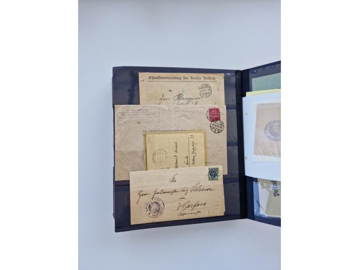 HERFORD: 1850/2011, interessante Partie ab Vorphila über etwas Preußen sowie Deutsches Reich ab Brustschild Drittes Reich, sp