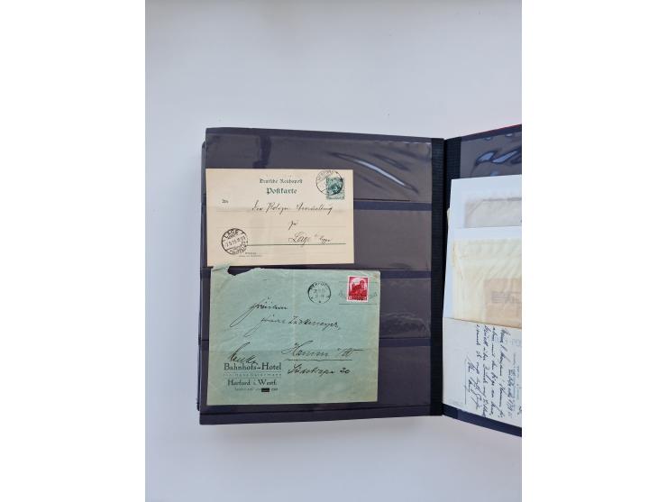 HERFORD: 1850/2011, interessante Partie ab Vorphila über etwas Preußen sowie Deutsches Reich ab Brustschild Drittes Reich, sp