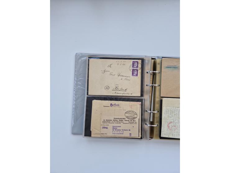 HERFORD: 1850/2011, interessante Partie ab Vorphila über etwas Preußen sowie Deutsches Reich ab Brustschild Drittes Reich, sp