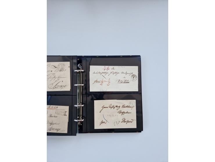 HERFORD: 1850/2011, interessante Partie ab Vorphila über etwas Preußen sowie Deutsches Reich ab Brustschild Drittes Reich, sp