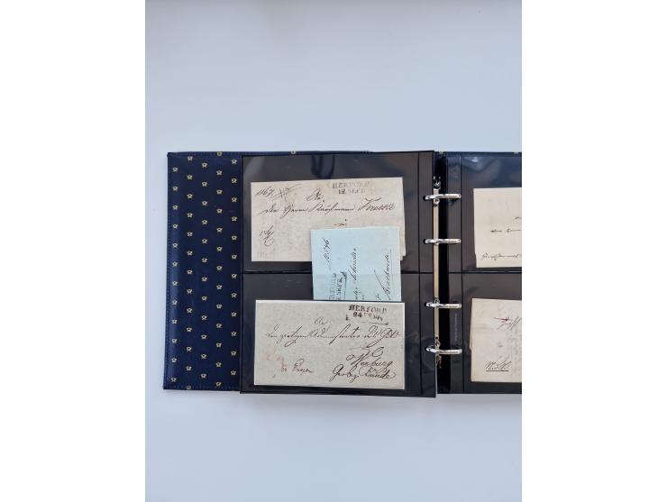 HERFORD: 1850/2011, interessante Partie ab Vorphila über etwas Preußen sowie Deutsches Reich ab Brustschild Drittes Reich, sp