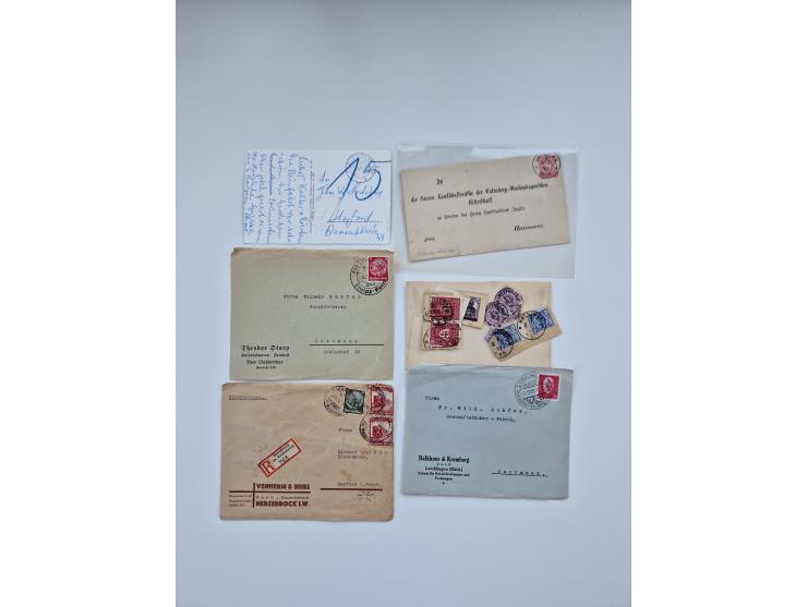 HERFORD: 1850/2011, interessante Partie ab Vorphila über etwas Preußen sowie Deutsches Reich ab Brustschild Drittes Reich, sp