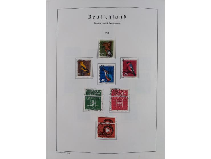 1945/72, meist ungebrauchte und gestempelte Sammlung Zonen ink. Saar, Bund mit gestempelten Heuss-Zusammendrucken, Berlin mit