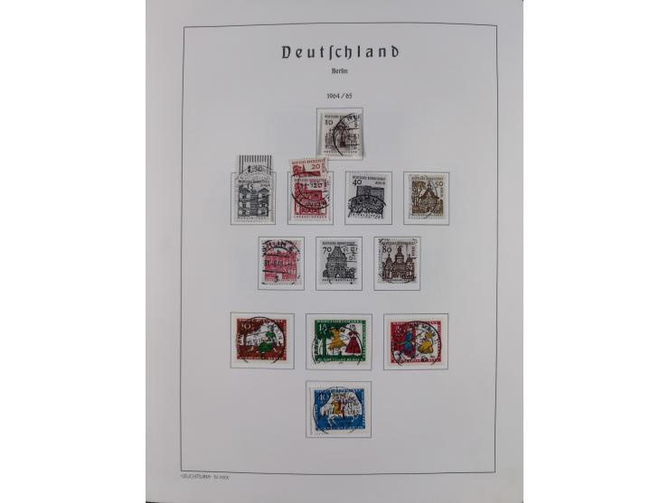 1945/72, meist ungebrauchte und gestempelte Sammlung Zonen ink. Saar, Bund mit gestempelten Heuss-Zusammendrucken, Berlin mit