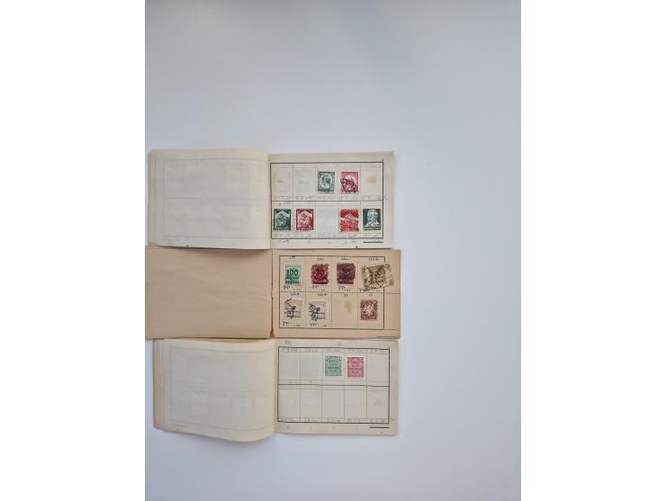 1850/1960(ca.), interessante ungebrauchte/postfrische und gestempelte Partie mit einigen Briefen, dabei Schaubek-Album ab Alt