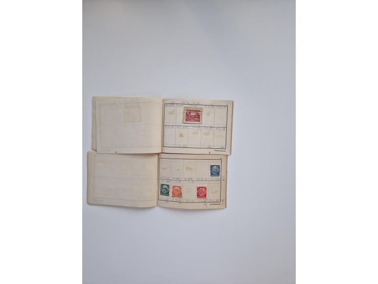 1850/1960(ca.), interessante ungebrauchte/postfrische und gestempelte Partie mit einigen Briefen, dabei Schaubek-Album ab Alt