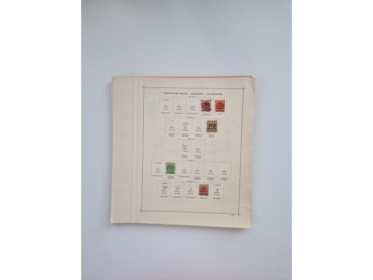 1850/1960(ca.), interessante ungebrauchte/postfrische und gestempelte Partie mit einigen Briefen, dabei Schaubek-Album ab Alt