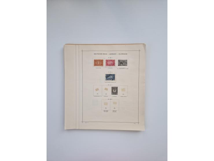 1850/1960(ca.), interessante ungebrauchte/postfrische und gestempelte Partie mit einigen Briefen, dabei Schaubek-Album ab Alt