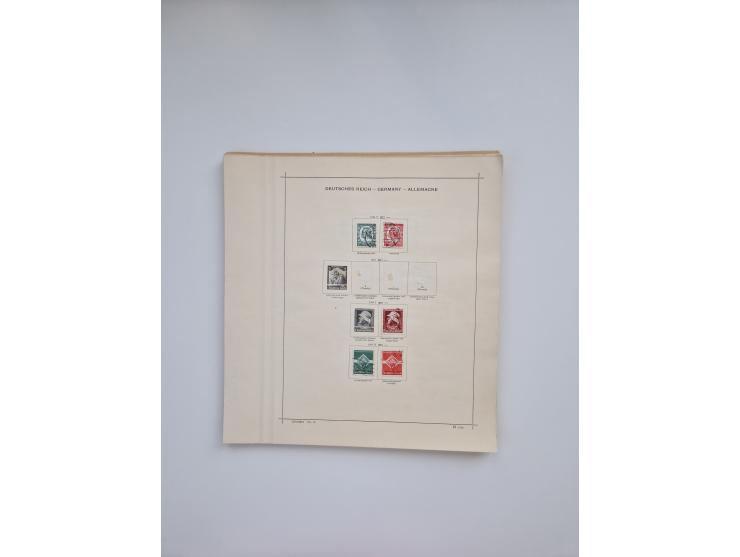 1850/1960(ca.), interessante ungebrauchte/postfrische und gestempelte Partie mit einigen Briefen, dabei Schaubek-Album ab Alt