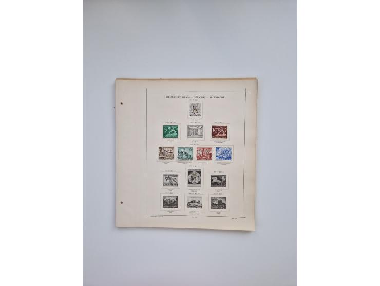 1850/1960(ca.), interessante ungebrauchte/postfrische und gestempelte Partie mit einigen Briefen, dabei Schaubek-Album ab Alt