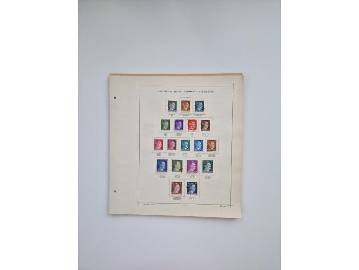 1850/1960(ca.), interessante ungebrauchte/postfrische und gestempelte Partie mit einigen Briefen, dabei Schaubek-Album ab Alt