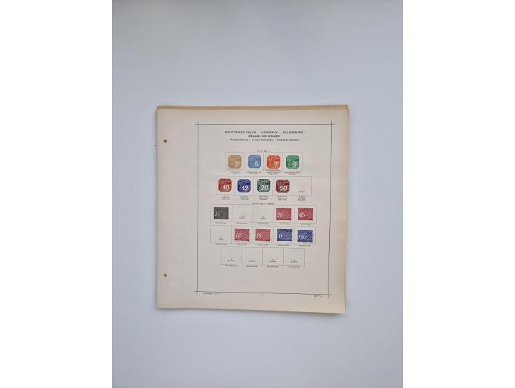 1850/1960(ca.), interessante ungebrauchte/postfrische und gestempelte Partie mit einigen Briefen, dabei Schaubek-Album ab Alt