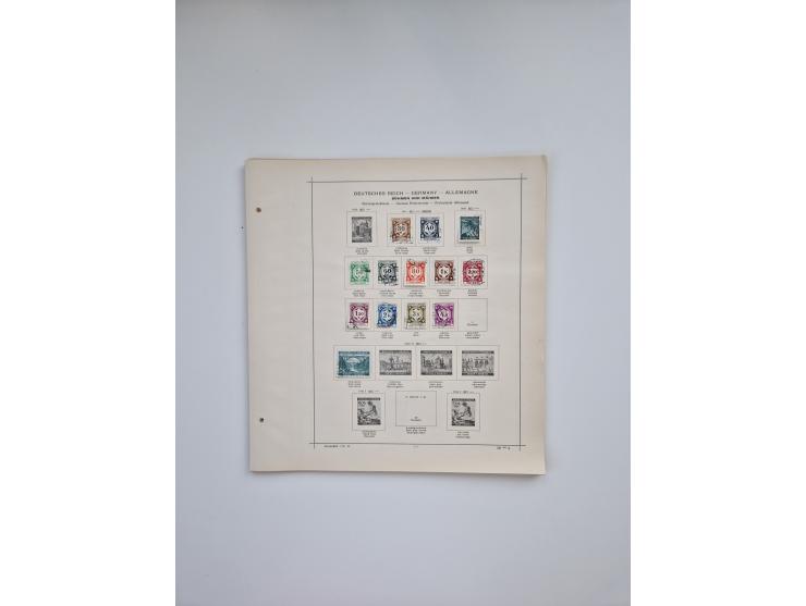 1850/1960(ca.), interessante ungebrauchte/postfrische und gestempelte Partie mit einigen Briefen, dabei Schaubek-Album ab Alt