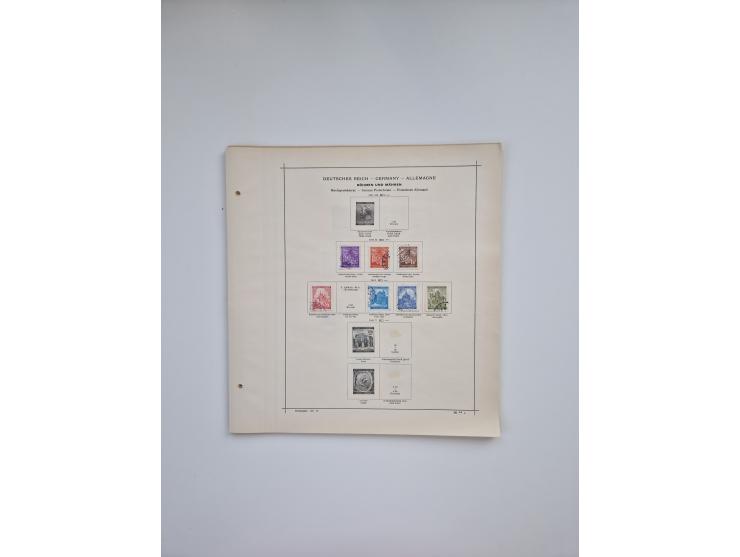 1850/1960(ca.), interessante ungebrauchte/postfrische und gestempelte Partie mit einigen Briefen, dabei Schaubek-Album ab Alt