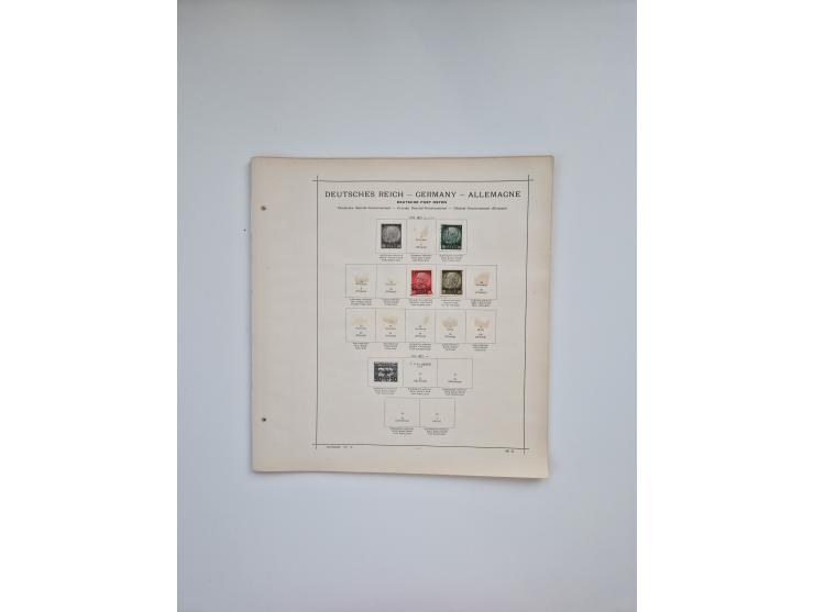 1850/1960(ca.), interessante ungebrauchte/postfrische und gestempelte Partie mit einigen Briefen, dabei Schaubek-Album ab Alt