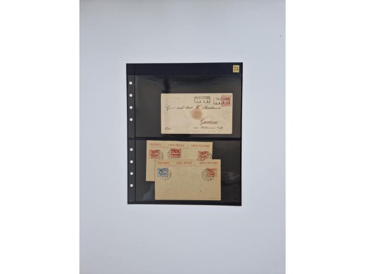 1850/1960(ca.), interessante ungebrauchte/postfrische und gestempelte Partie mit einigen Briefen, dabei Schaubek-Album ab Alt