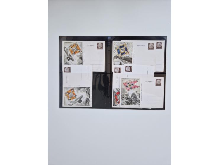 1850/1960(ca.), interessante ungebrauchte/postfrische und gestempelte Partie mit einigen Briefen, dabei Schaubek-Album ab Alt