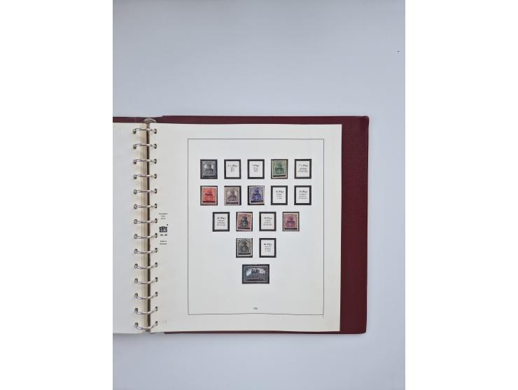 1850/1960(ca.), interessante ungebrauchte/postfrische und gestempelte Partie mit einigen Briefen, dabei Schaubek-Album ab Alt