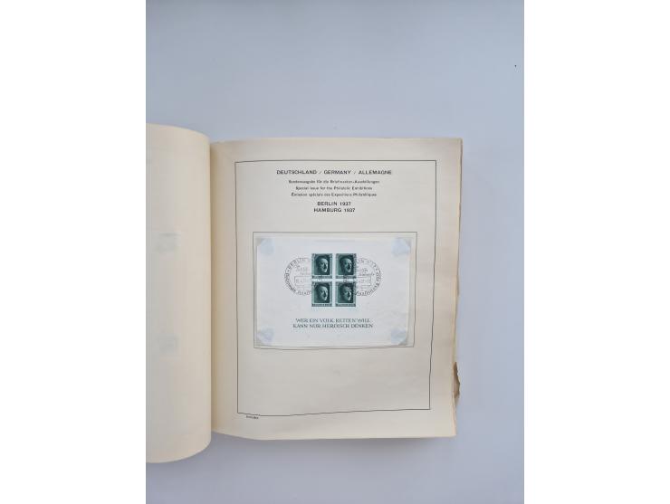 1850/1960(ca.), interessante ungebrauchte/postfrische und gestempelte Partie mit einigen Briefen, dabei Schaubek-Album ab Alt