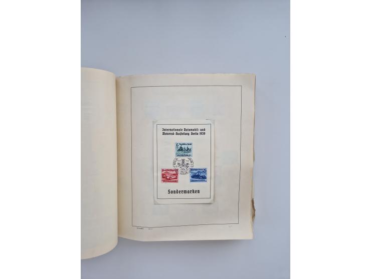 1850/1960(ca.), interessante ungebrauchte/postfrische und gestempelte Partie mit einigen Briefen, dabei Schaubek-Album ab Alt