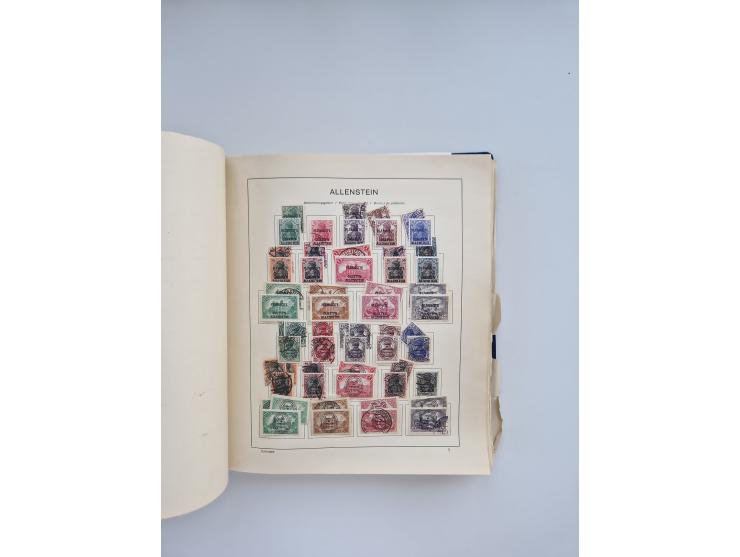 1850/1960(ca.), interessante ungebrauchte/postfrische und gestempelte Partie mit einigen Briefen, dabei Schaubek-Album ab Alt