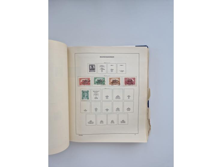 1850/1960(ca.), interessante ungebrauchte/postfrische und gestempelte Partie mit einigen Briefen, dabei Schaubek-Album ab Alt