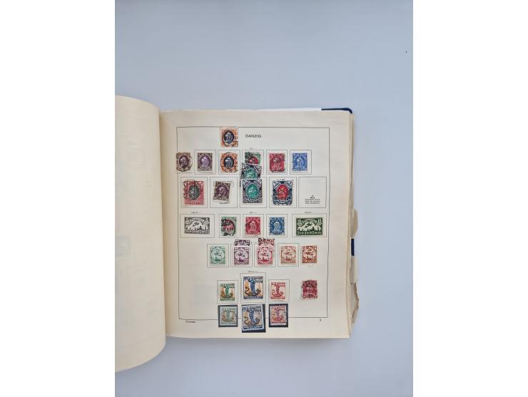 1850/1960(ca.), interessante ungebrauchte/postfrische und gestempelte Partie mit einigen Briefen, dabei Schaubek-Album ab Alt