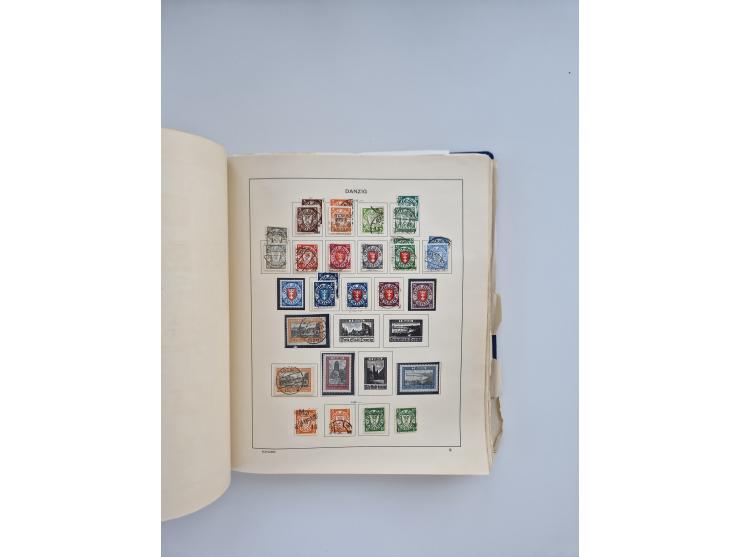 1850/1960(ca.), interessante ungebrauchte/postfrische und gestempelte Partie mit einigen Briefen, dabei Schaubek-Album ab Alt