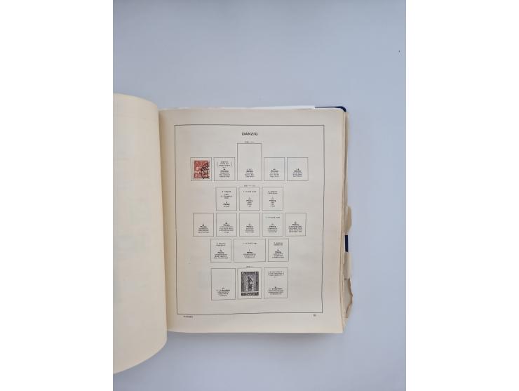 1850/1960(ca.), interessante ungebrauchte/postfrische und gestempelte Partie mit einigen Briefen, dabei Schaubek-Album ab Alt