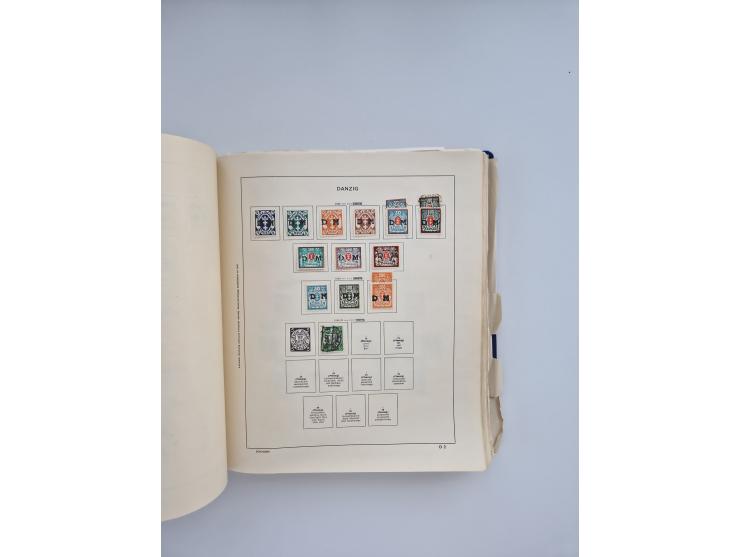 1850/1960(ca.), interessante ungebrauchte/postfrische und gestempelte Partie mit einigen Briefen, dabei Schaubek-Album ab Alt