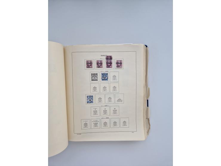 1850/1960(ca.), interessante ungebrauchte/postfrische und gestempelte Partie mit einigen Briefen, dabei Schaubek-Album ab Alt