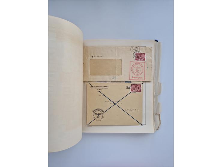 1850/1960(ca.), interessante ungebrauchte/postfrische und gestempelte Partie mit einigen Briefen, dabei Schaubek-Album ab Alt