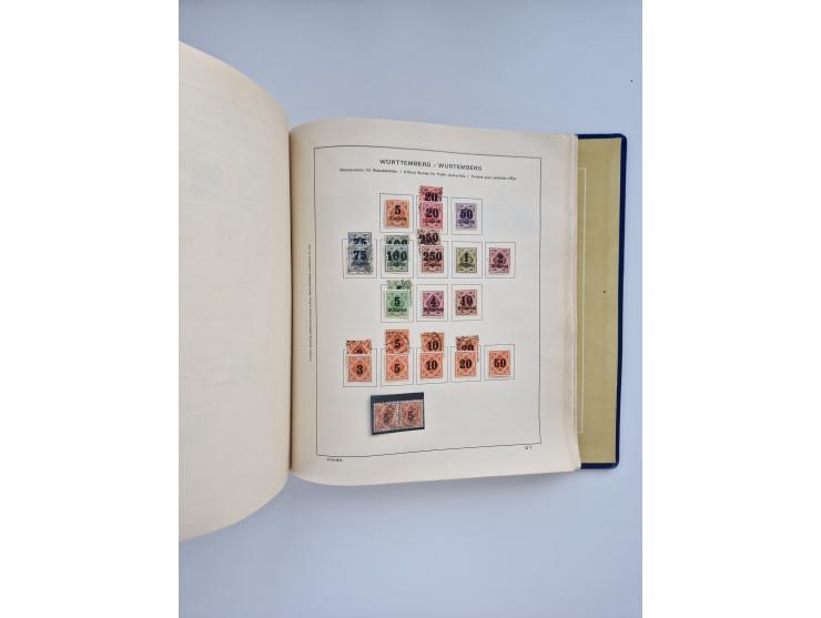 1850/1960(ca.), interessante ungebrauchte/postfrische und gestempelte Partie mit einigen Briefen, dabei Schaubek-Album ab Alt