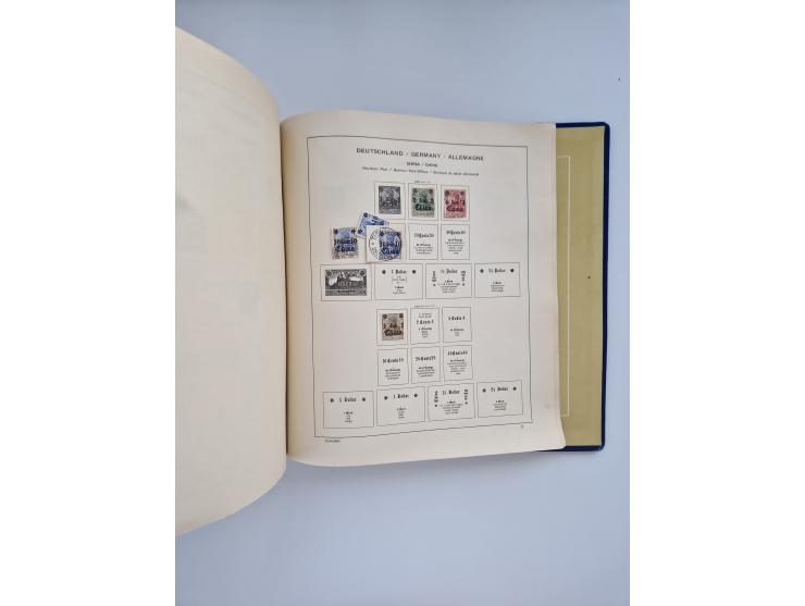 1850/1960(ca.), interessante ungebrauchte/postfrische und gestempelte Partie mit einigen Briefen, dabei Schaubek-Album ab Alt