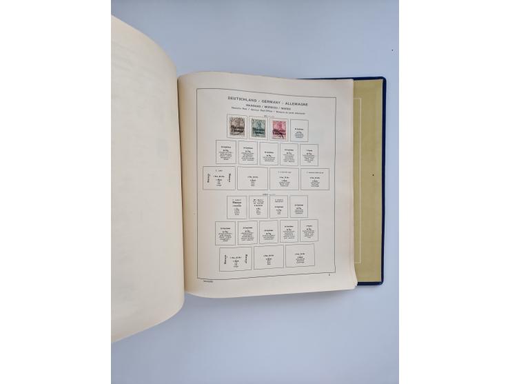 1850/1960(ca.), interessante ungebrauchte/postfrische und gestempelte Partie mit einigen Briefen, dabei Schaubek-Album ab Alt