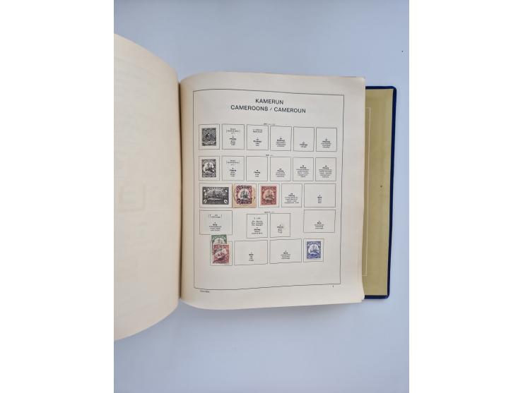 1850/1960(ca.), interessante ungebrauchte/postfrische und gestempelte Partie mit einigen Briefen, dabei Schaubek-Album ab Alt