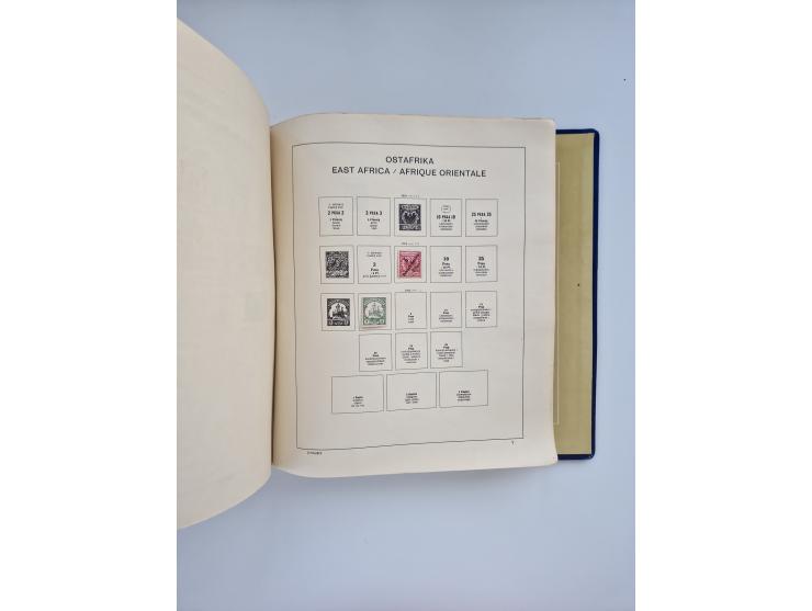 1850/1960(ca.), interessante ungebrauchte/postfrische und gestempelte Partie mit einigen Briefen, dabei Schaubek-Album ab Alt