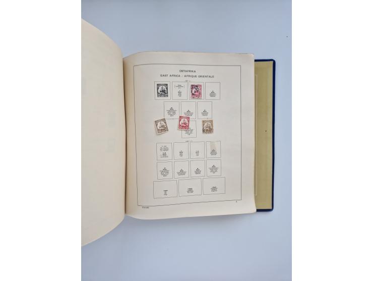 1850/1960(ca.), interessante ungebrauchte/postfrische und gestempelte Partie mit einigen Briefen, dabei Schaubek-Album ab Alt