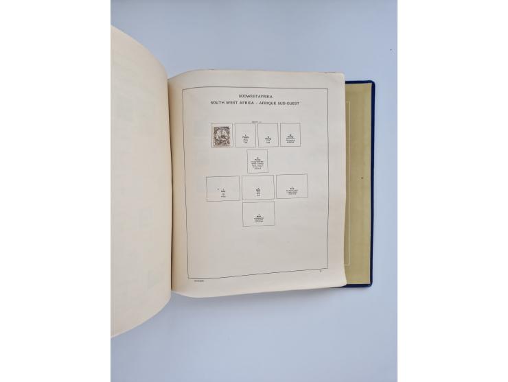 1850/1960(ca.), interessante ungebrauchte/postfrische und gestempelte Partie mit einigen Briefen, dabei Schaubek-Album ab Alt